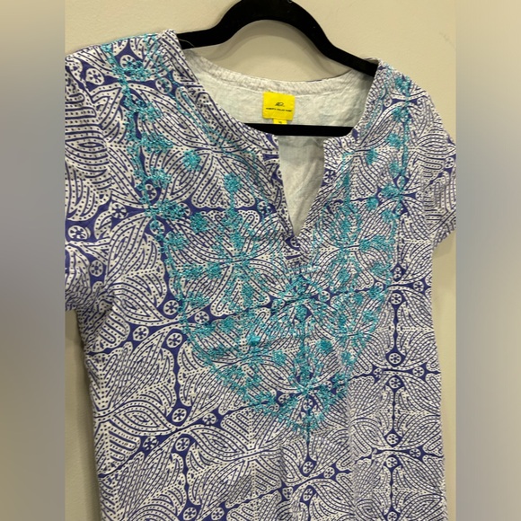 Roberta Roller Rabbit Tunic Dress with Metallic Embroidery - Picture 3 of 6